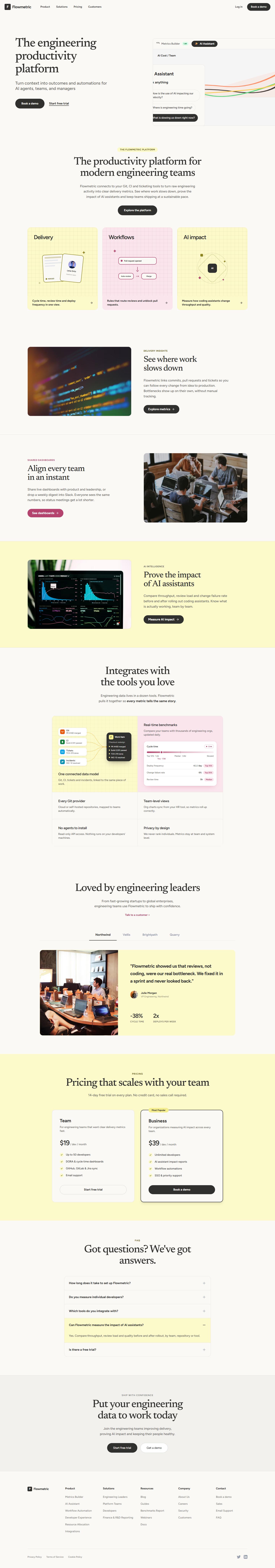 Flowmetric . Full page